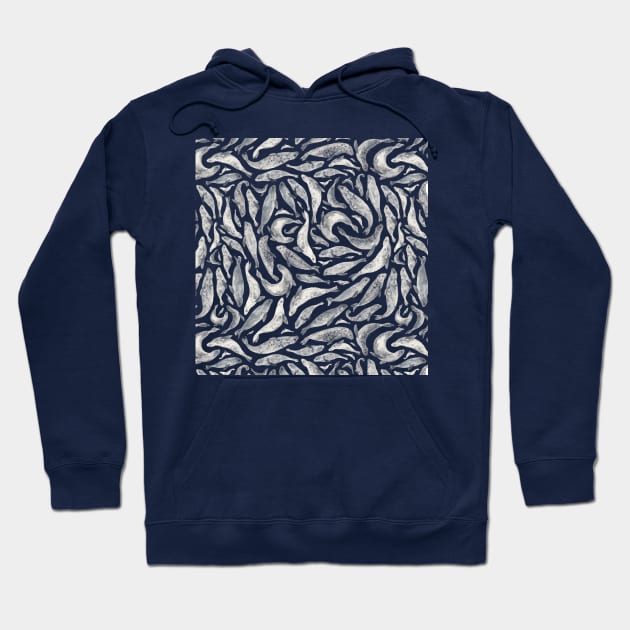 Watercolour Seal and Sea Lions Hoodie by Elena_ONeill